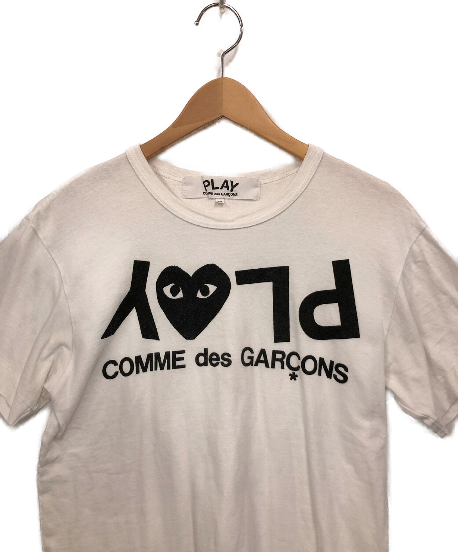 美品★PLAY COMME des GARCONS プリント Tシャツ 0620