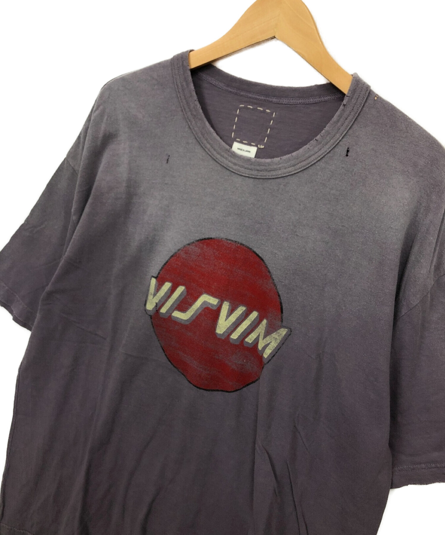 VISVIM (ビズビム) 半袖Tシャツ パープル サイズ:5