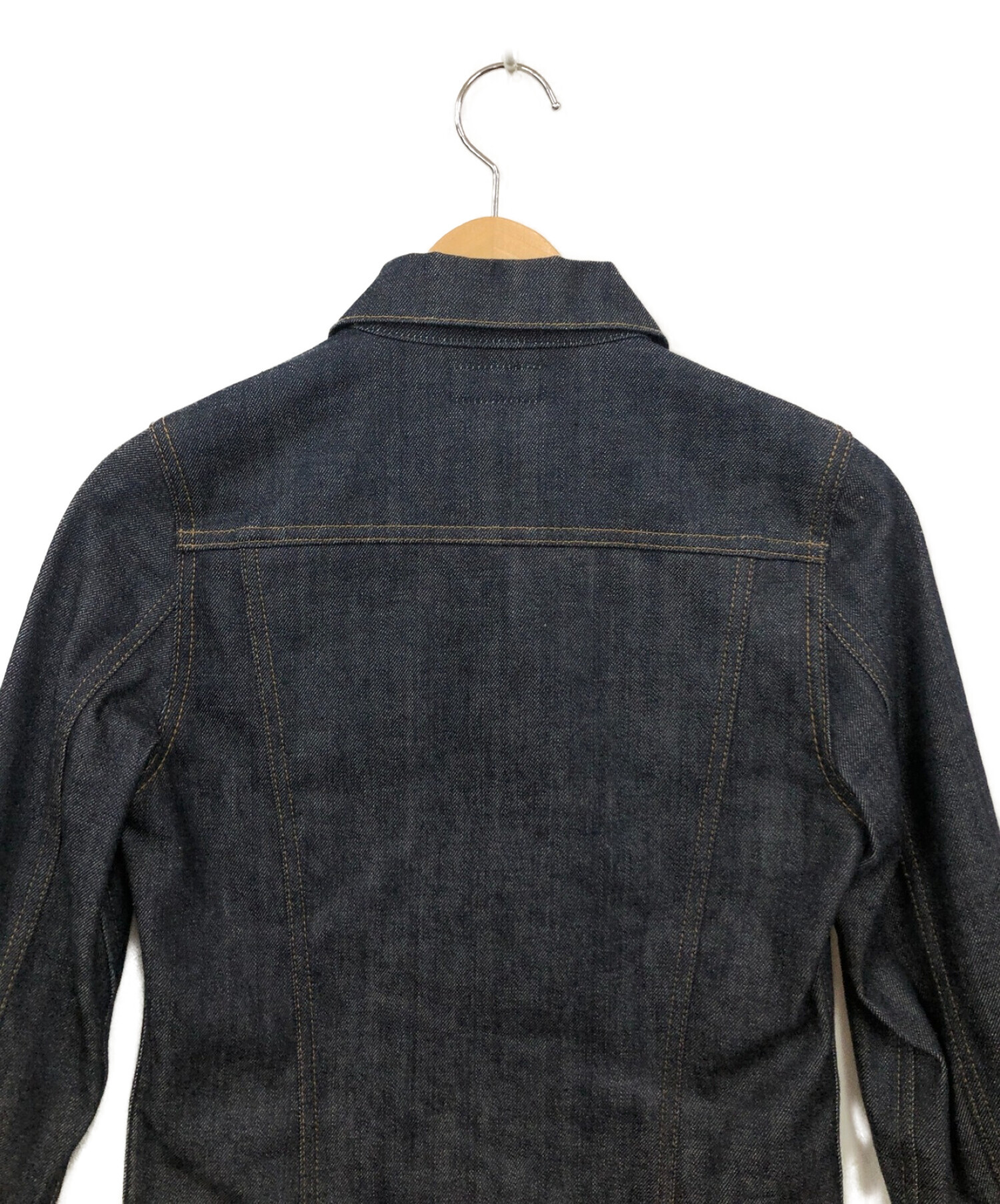 中古・古着通販】HYKE (ハイク) デニムジャケット ネイビー 
