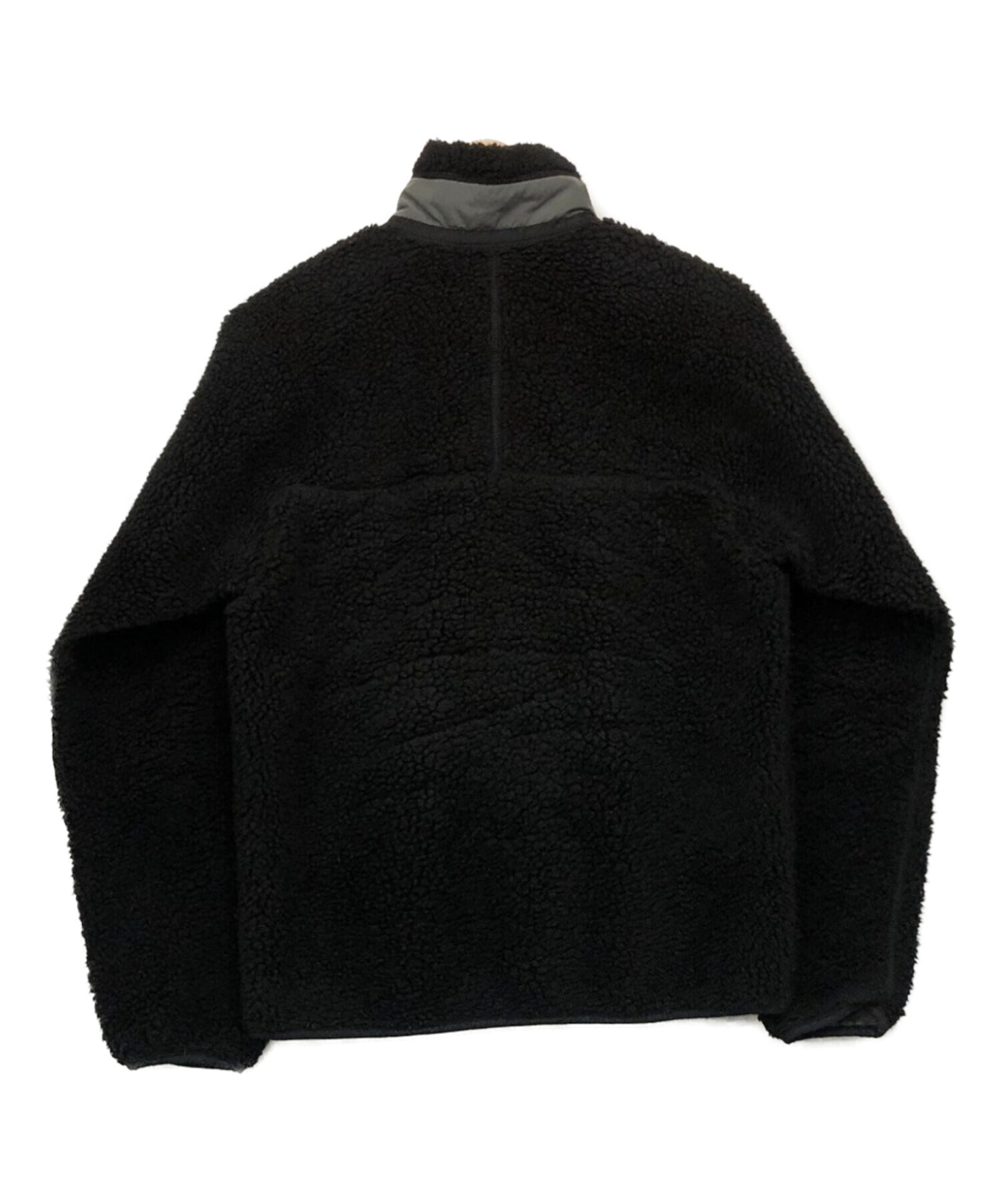 Patagonia (パタゴニア) フリースジャケット ブラック×グレー サイズ:XS