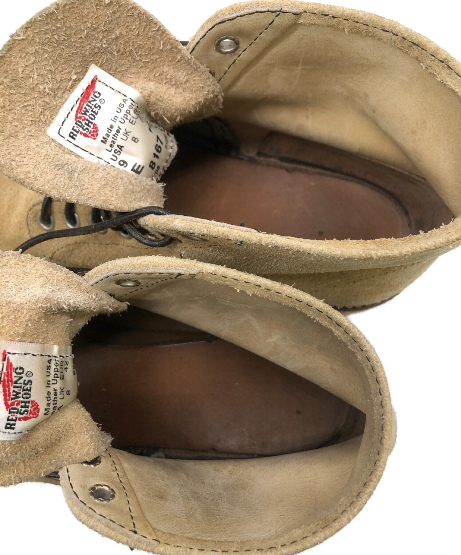 Red Wing Shoes ワークブーツ いぶかし USA 8 8167