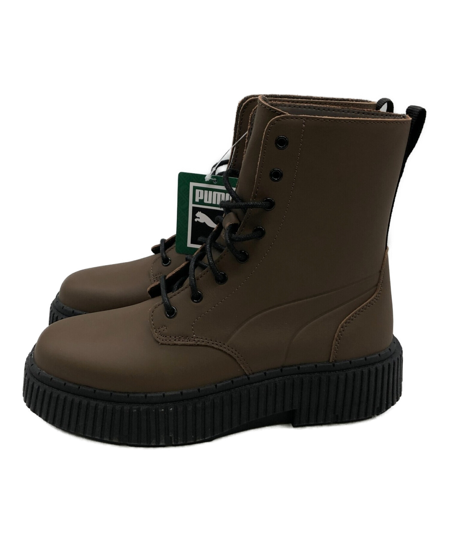 中古・古着通販】PUMA (プーマ) ディナーラブーツ ブラウン サイズ 
