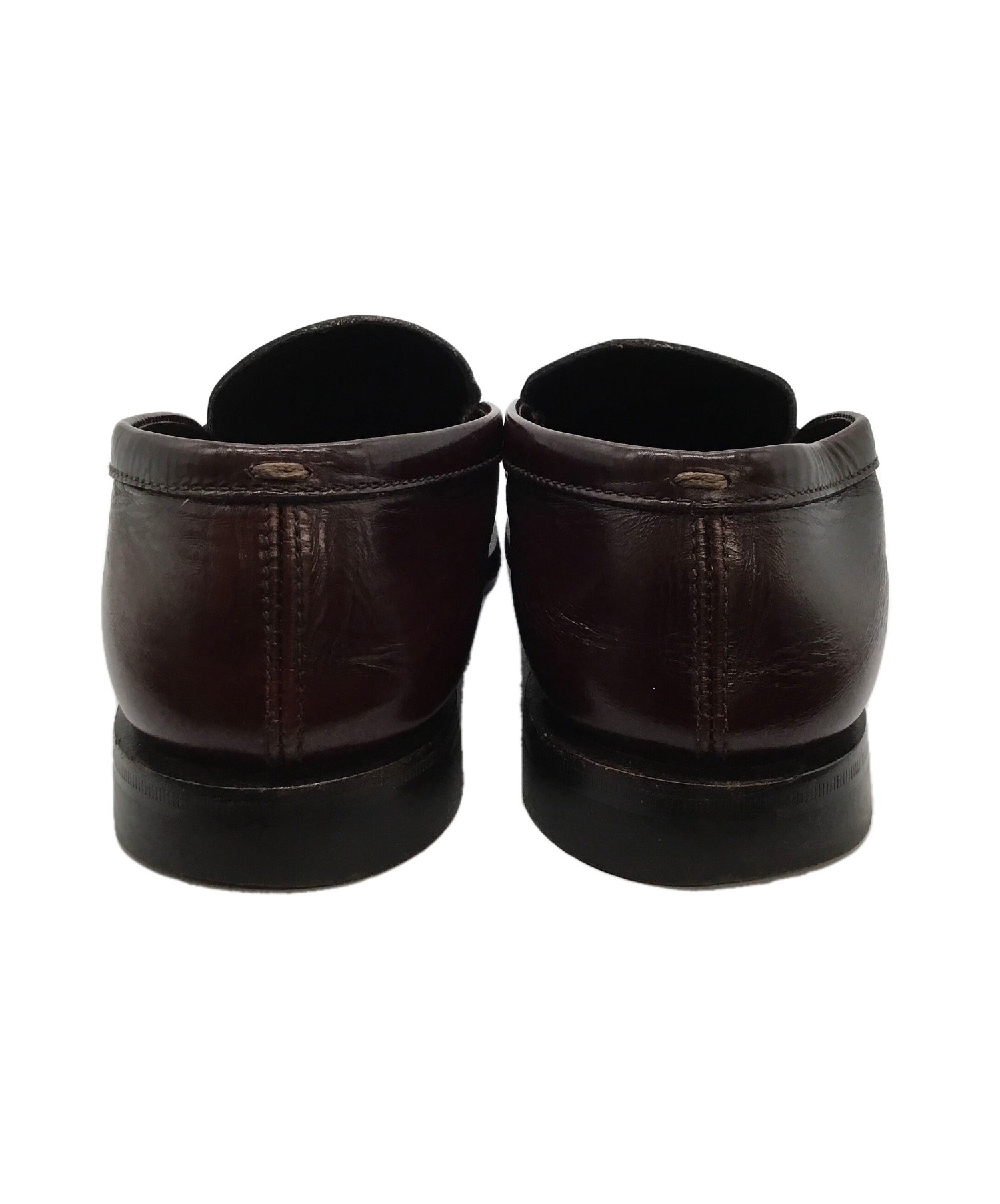 中古・古着通販】PRADA (プラダ) ローファー ブラウン サイズ:6 1/2 