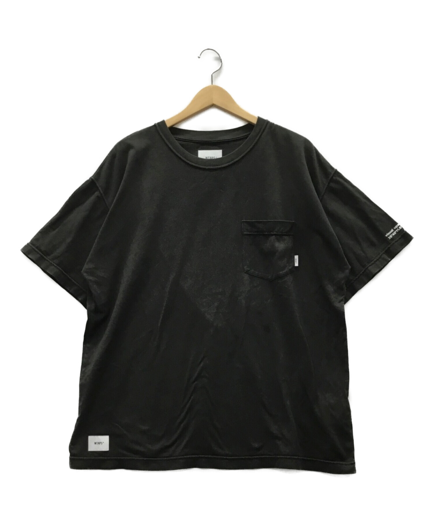 WTAPS (ダブルタップス) ポケットTシャツ ブラック サイズ:X01