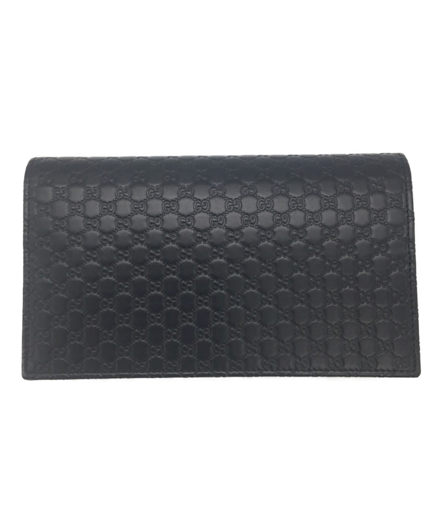中古・古着通販】GUCCI (グッチ) ショルダーウォレット ブラック 