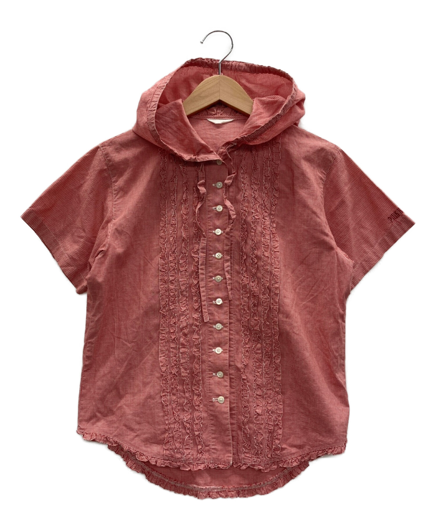 中古・古着通販】PINK HOUSE (ピンクハウス) フリルシャツブラウス 