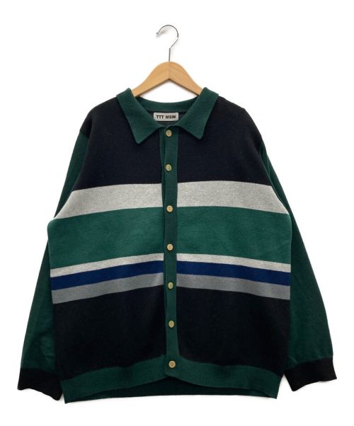TTT_MSW Border Knit Cardigan マルチカラーカーディ