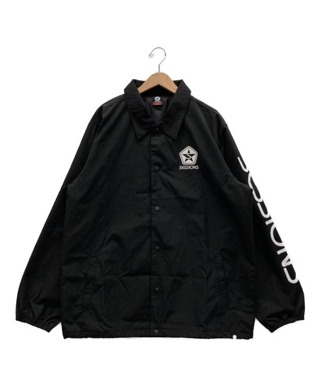 中古・古着通販】SESSIONS (セッションズ) コーチジャケット ブラック  