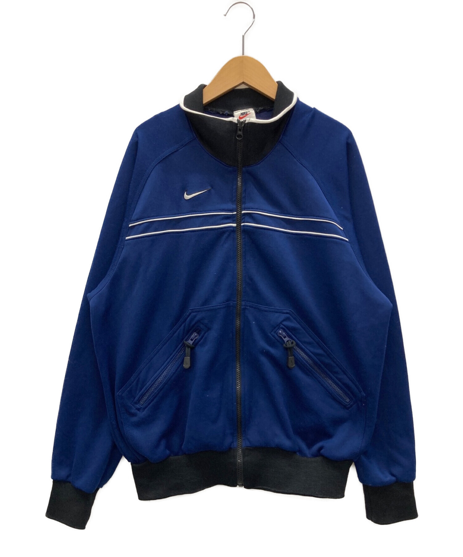 Nike ジップアップ トラックジャケット 黒、白 新品】新品 Nike ジップアップ トラックジャケット 黒、白 新品】新品
