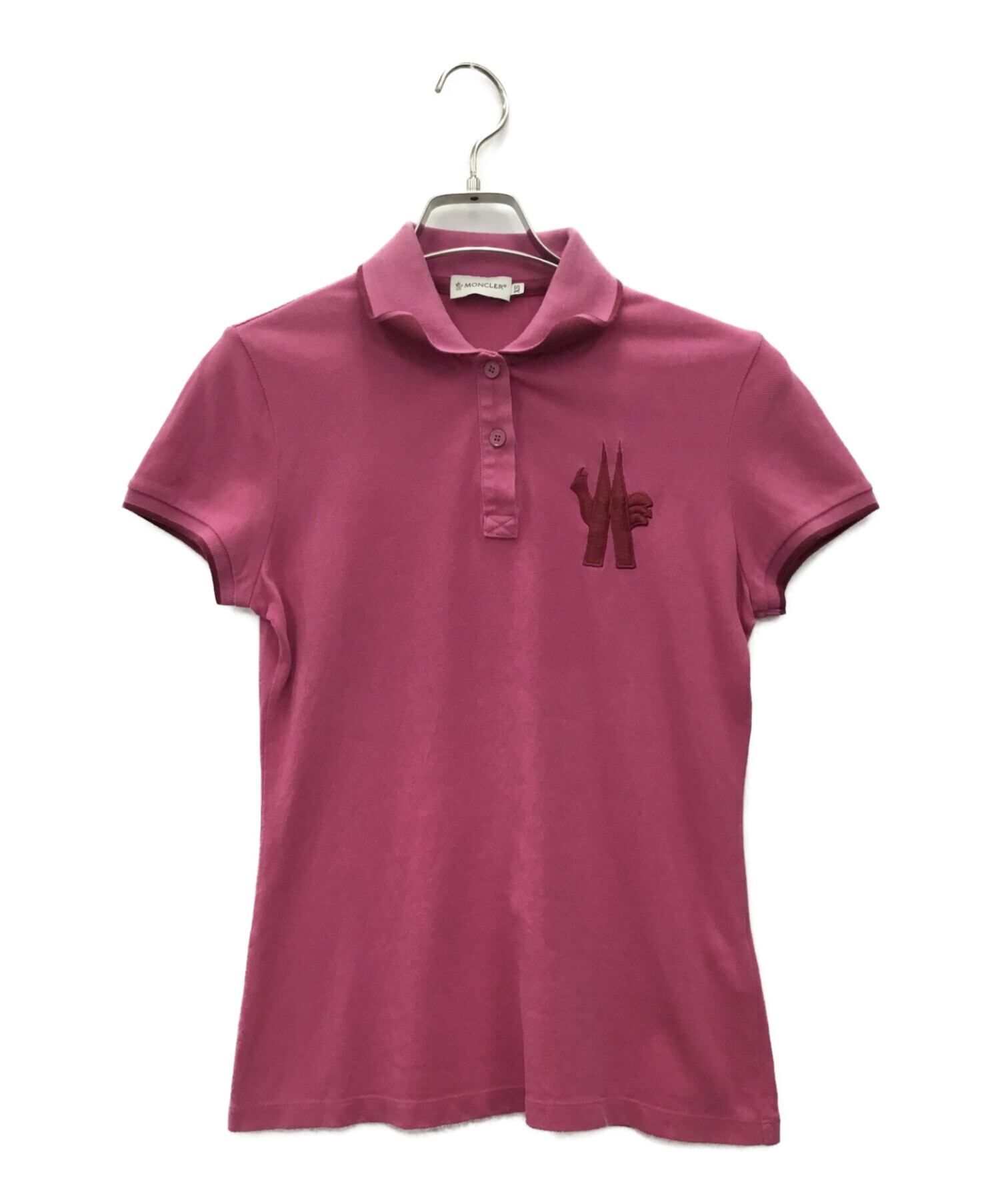 未使用 モンクレール ポロシャツ ピンク XS - ポロシャツ