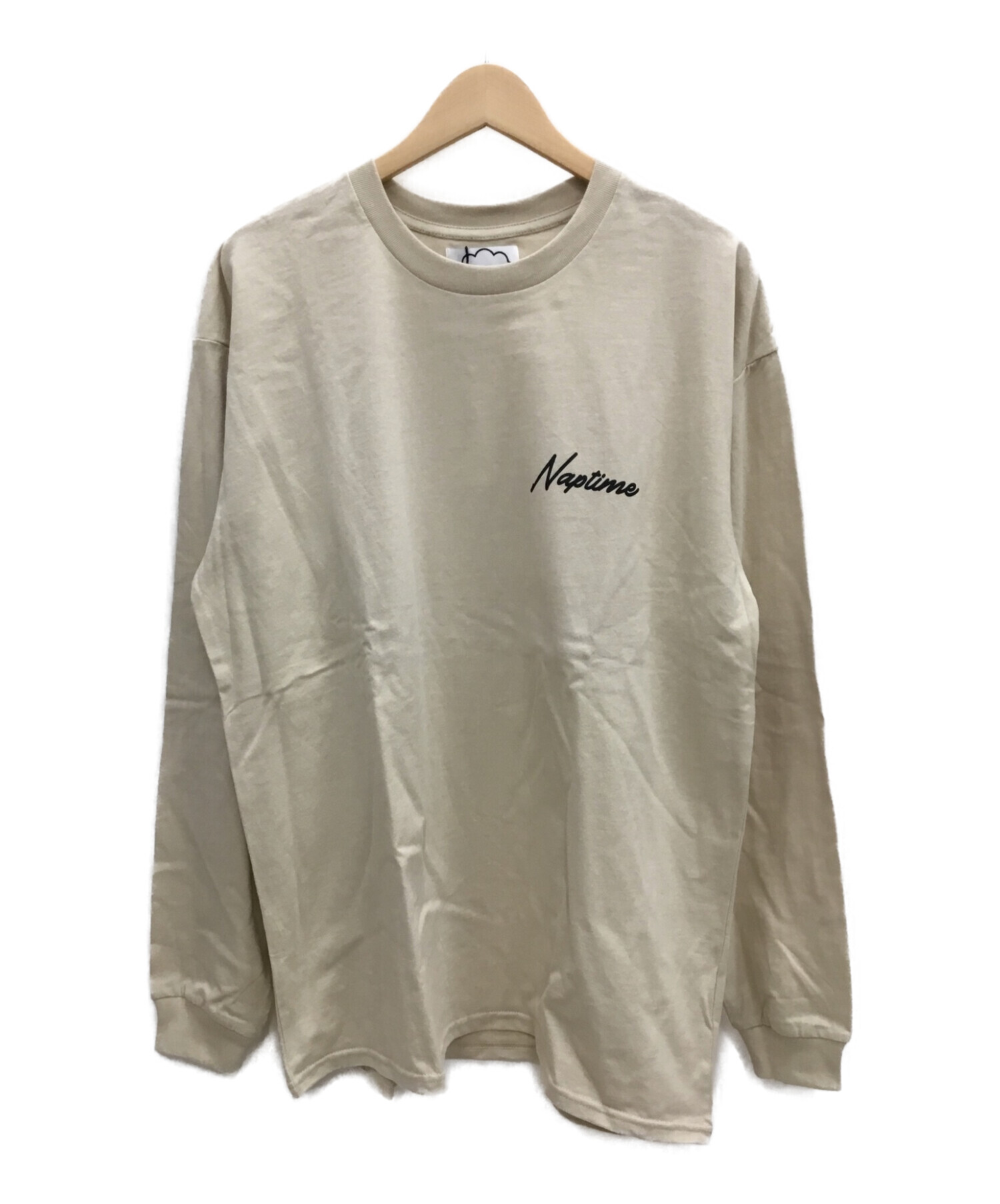 naptime ロングTシャツ ロンＴ ベージュ Sサイズ