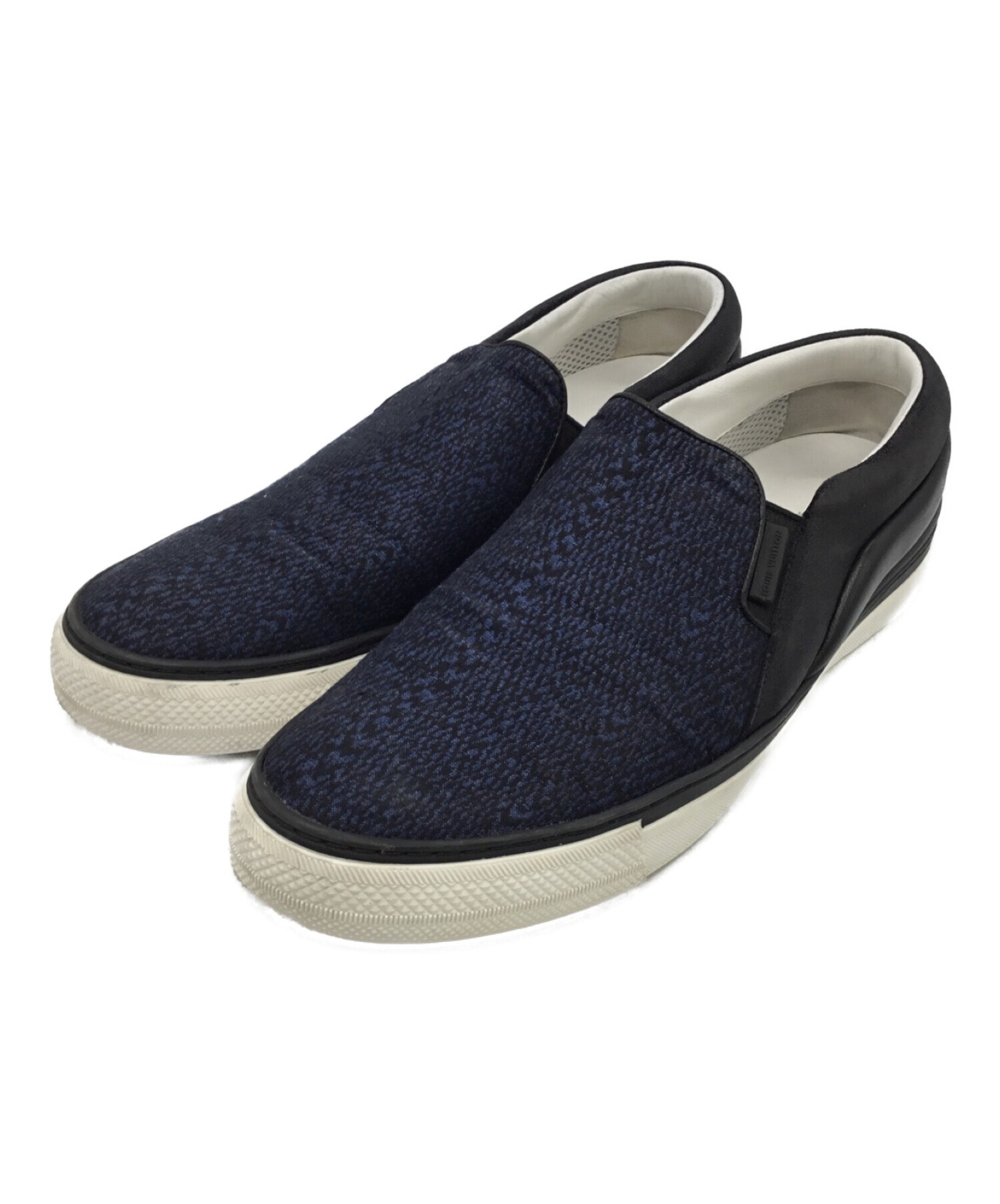 中古・古着通販】LOUIS VUITTON (ルイ ヴィトン) スリッポン ネイビー 