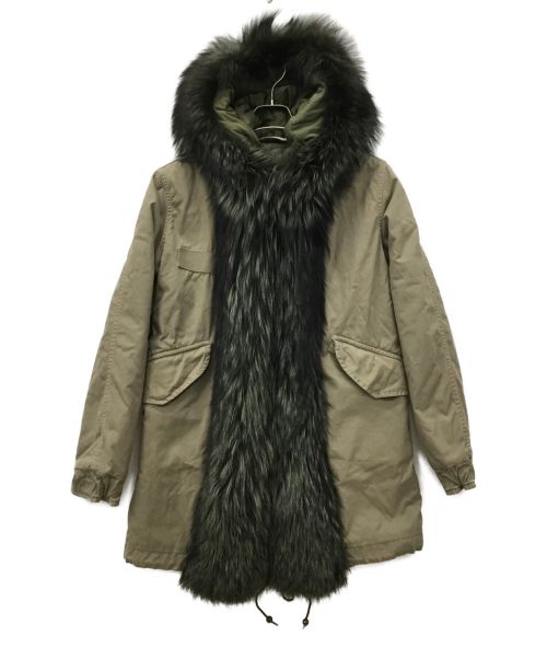 ミスターアンドミセスイタリー モッズコート リアルファー Sサイズ