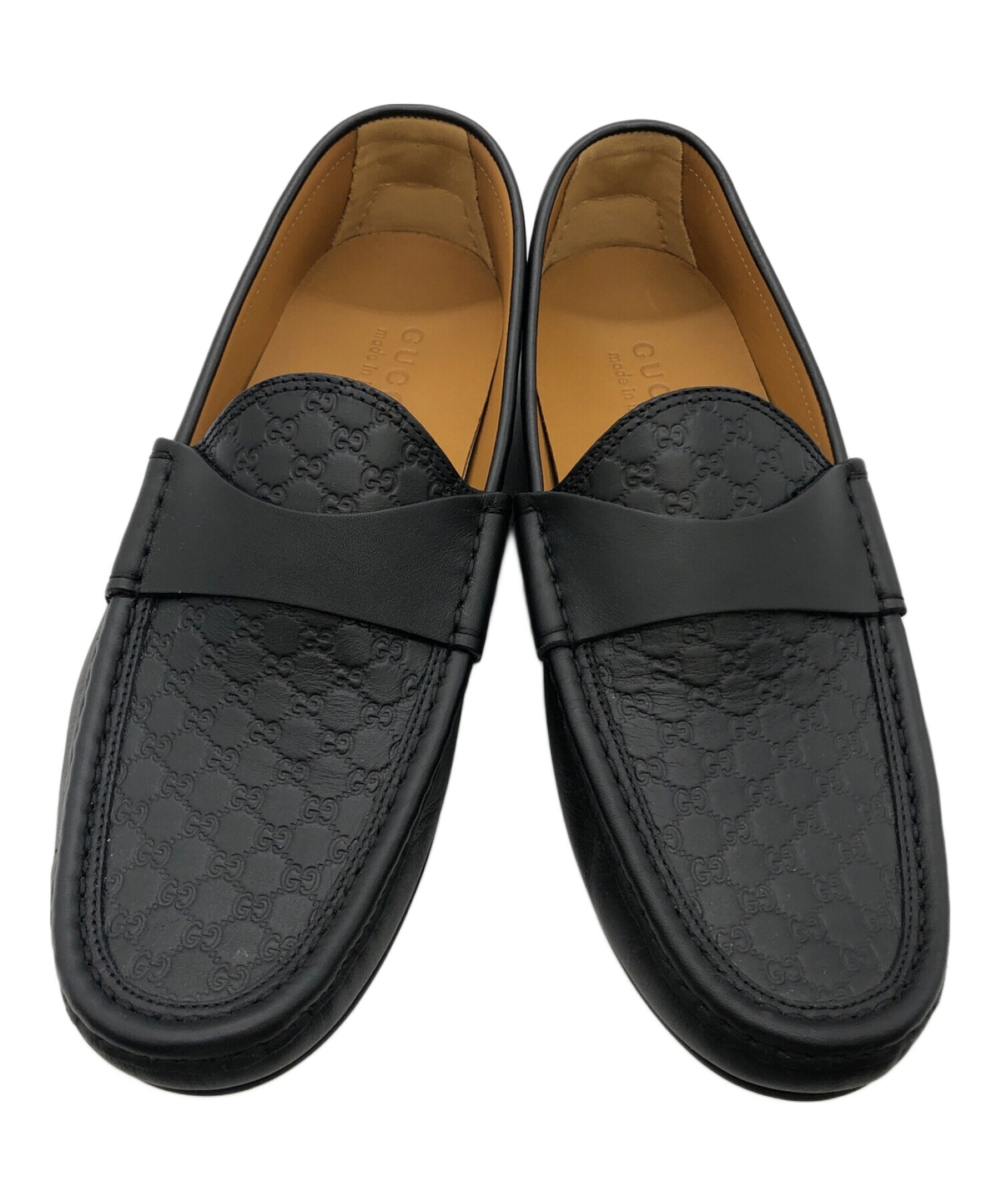 中古・古着通販】GUCCI (グッチ) ドライビングシューズ ブラック 