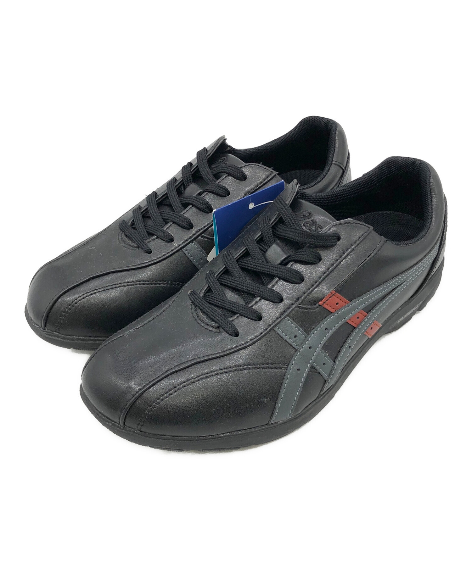 中古・古着通販】asics (アシックス) スニーカー ブラック サイズ:25.5 