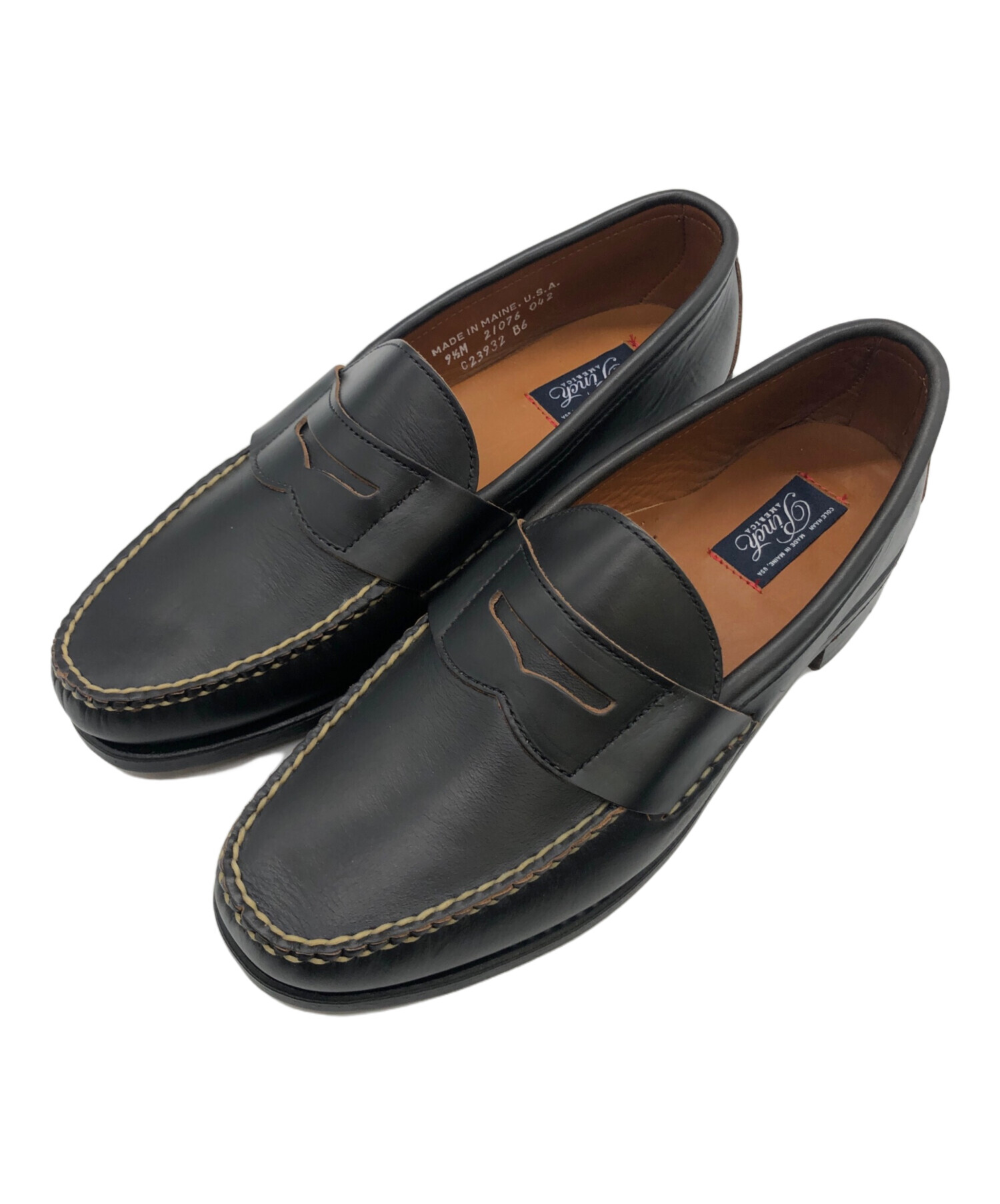 COLE HAAN コールハーン コインローファー ブラック US9.5E 革靴