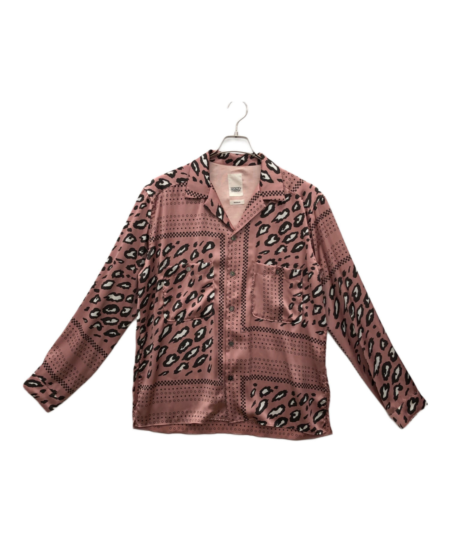 新品 YSTRDY'S TMRRW モッズコート M ブラック レーヨン×綿 中古・古着