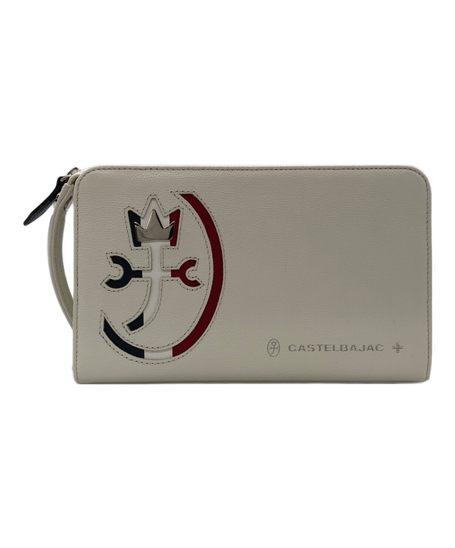 カステルバジャック バッグ セカンドバッグ 白(ホワイト 