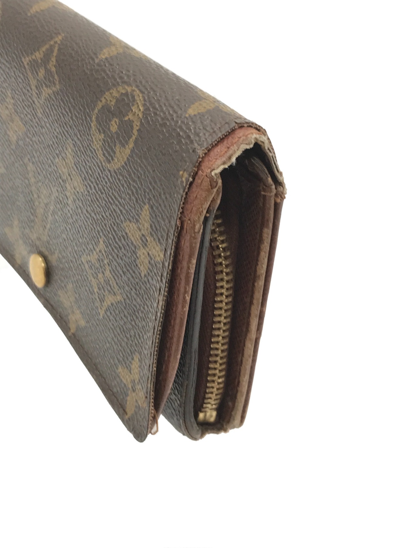 LOUIS VUITTON (ルイ ヴィトン) モノグラム ポルトフォイユ・トレゾール 2つ折り財布 サイズ:実寸サイズにてご確認ください。