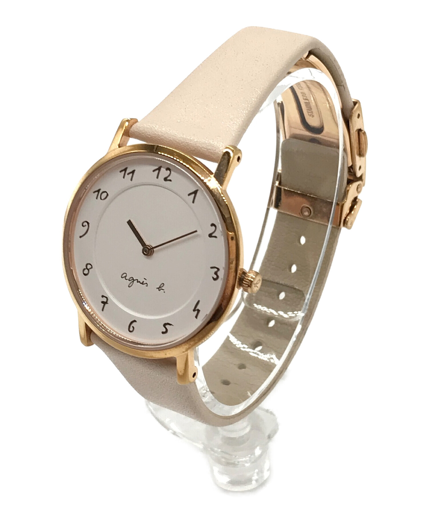 agnes b (アニエスベー) 腕時計　クォーツ サイズ:実寸サイズにてご確認ください。