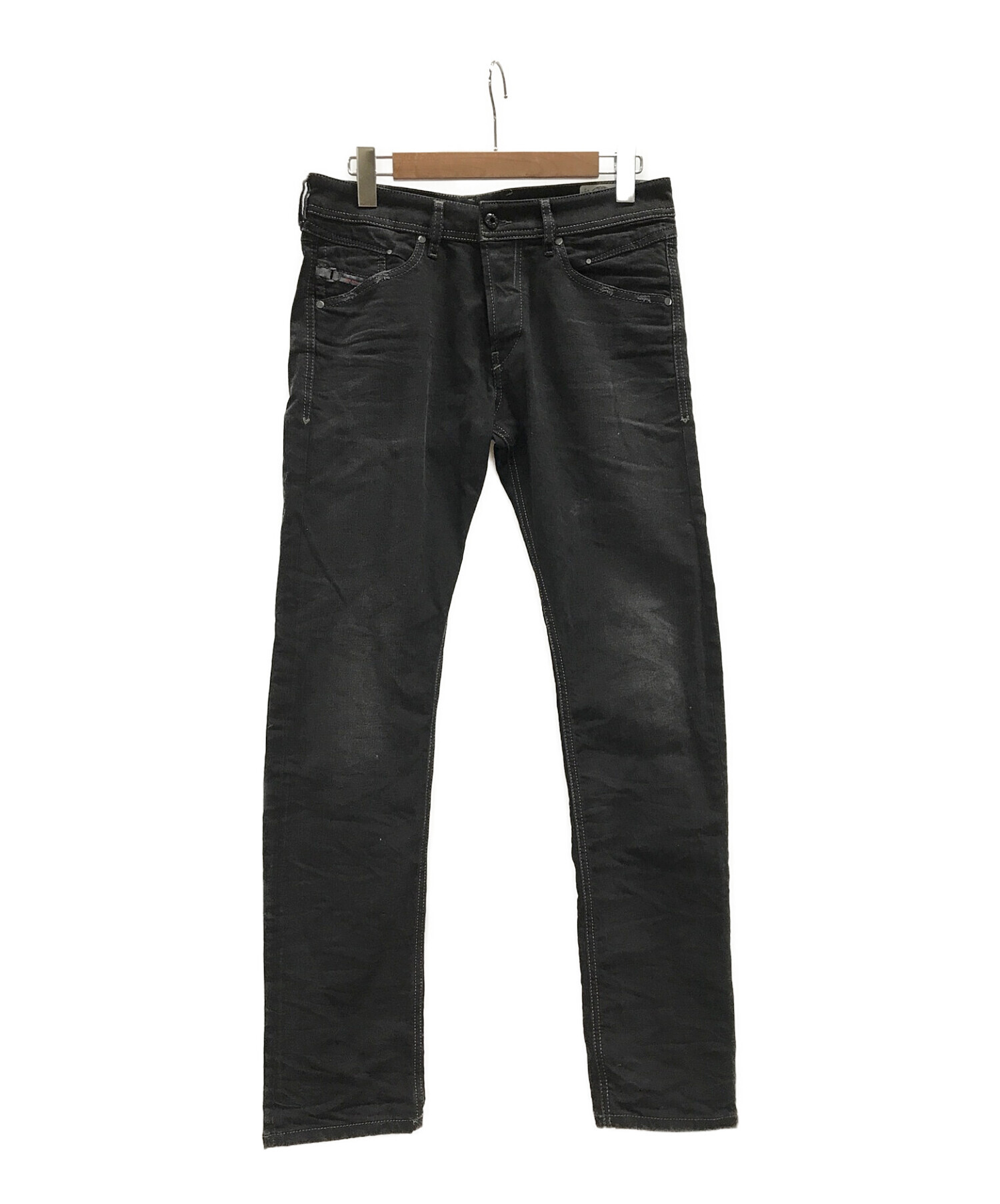 中古・古着通販】DIESEL (ディーゼル) BELTHER デニムパンツ ブラック 