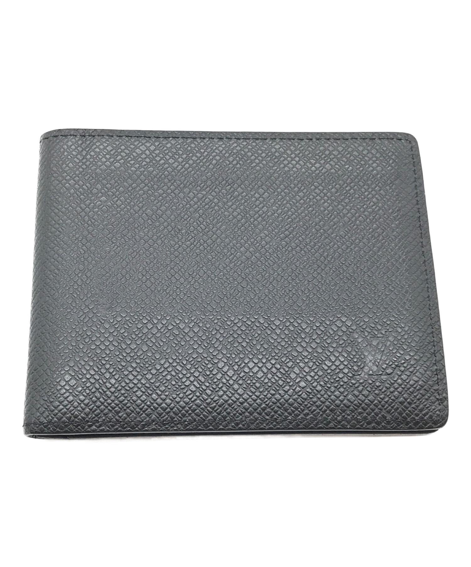 LOUIS VUITTON (ルイ ヴィトン) タイガ・ポルトフォイユ・パンス　2つ折り財布 ブラック サイズ:実寸サイズにてご確認ください。
