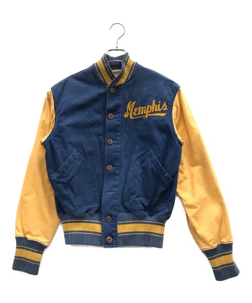 中古・古着通販】McCOY (マッコイ) スタジャン ネイビー×イエロー 