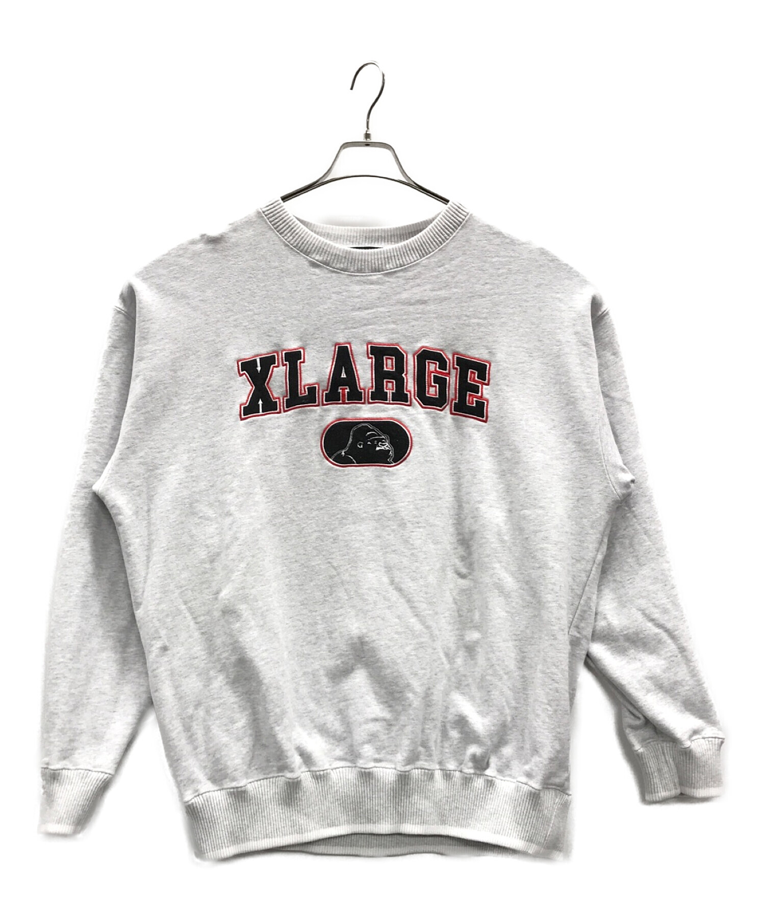 【XLARGE】エクストララージ スウェット L 刺繍デカロゴ グレートレーナー