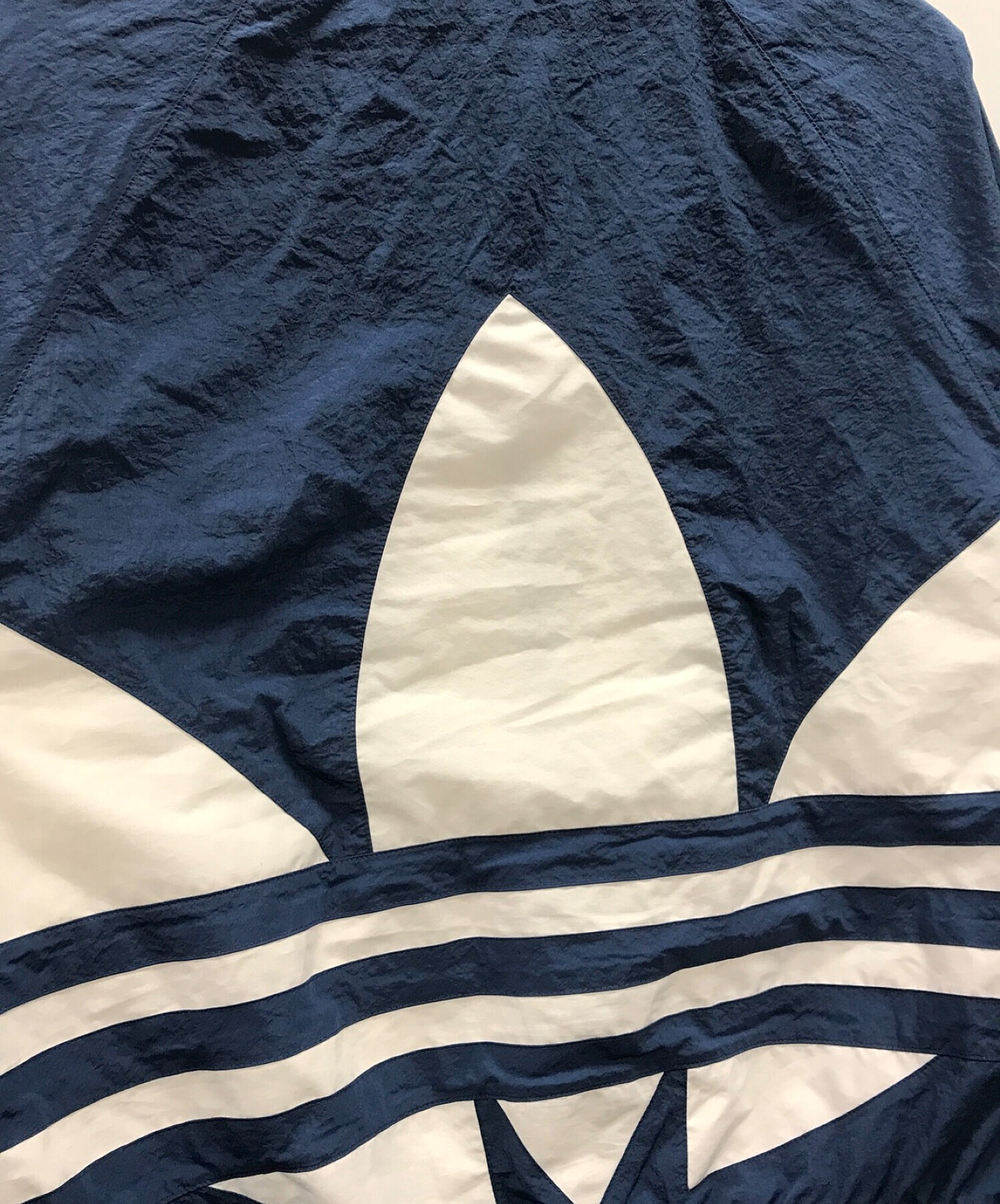 adidas (アディダス) ビッグトレフォイルトラックジャケット ブルー サイズ:M