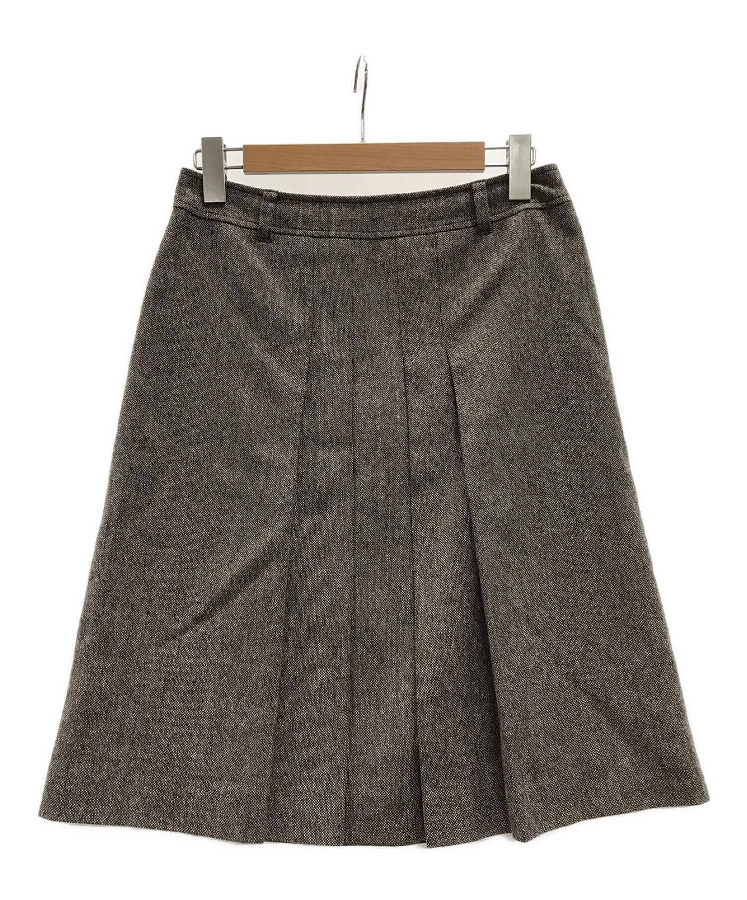 バーバリーロンドン ウールスカート - ひざ丈スカート