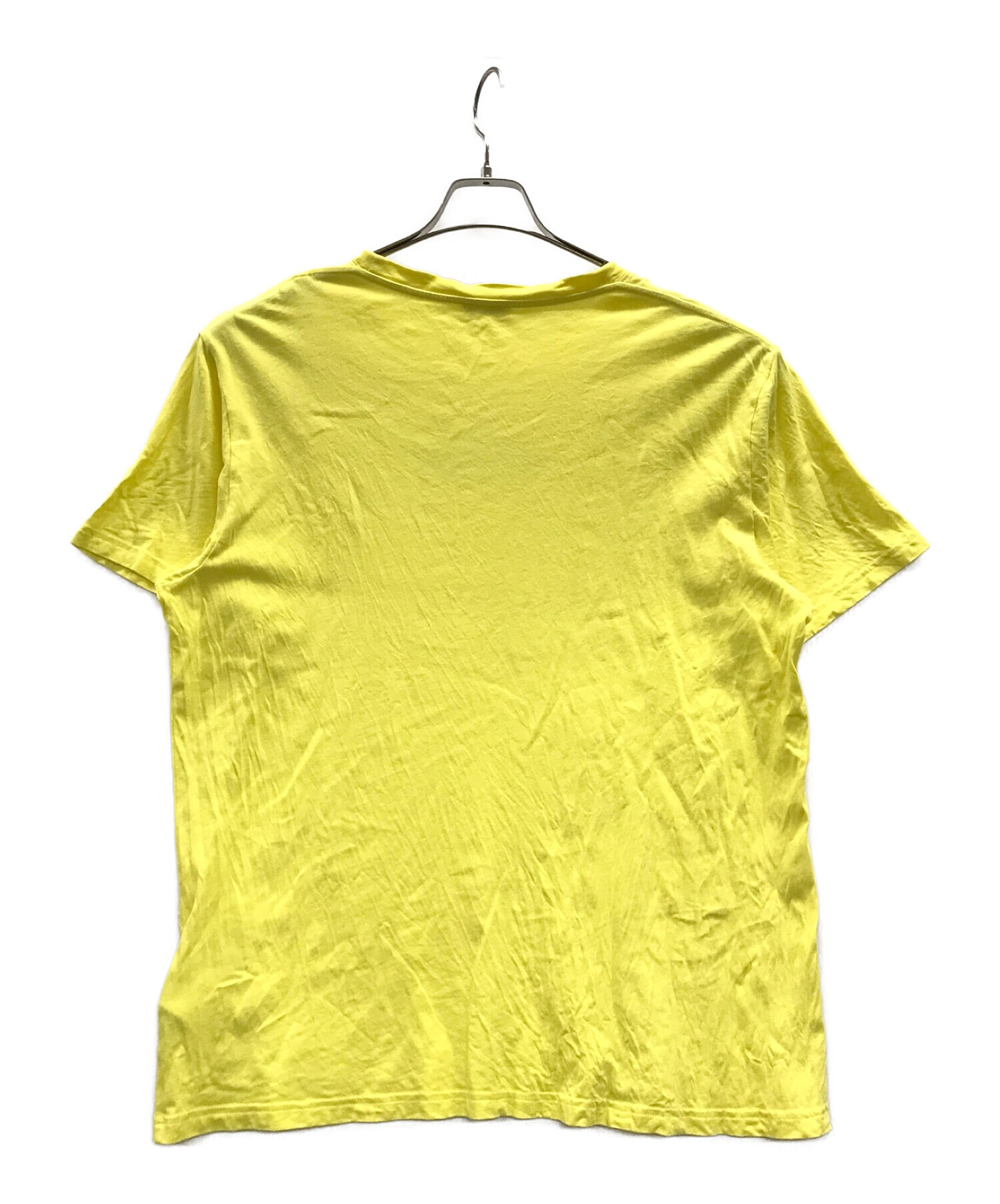 MONCLER (モンクレール) FRAGMENT DESIGN (フラグメント デザイン) Tシャツ　FRAGMENT DESIGN イエロー  サイズ:L