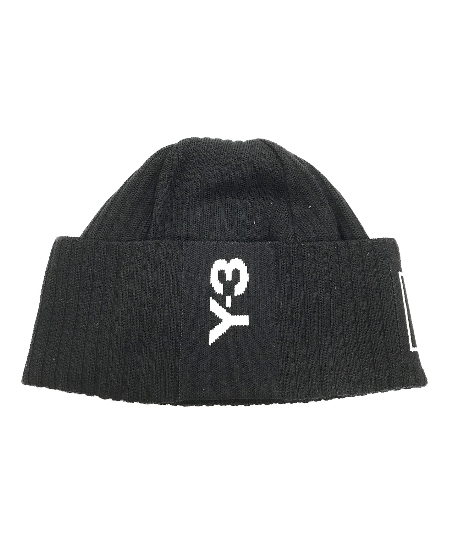 Y-3 (ワイスリー) ニット帽 ブラック サイズ:実寸サイズにてご確認ください。