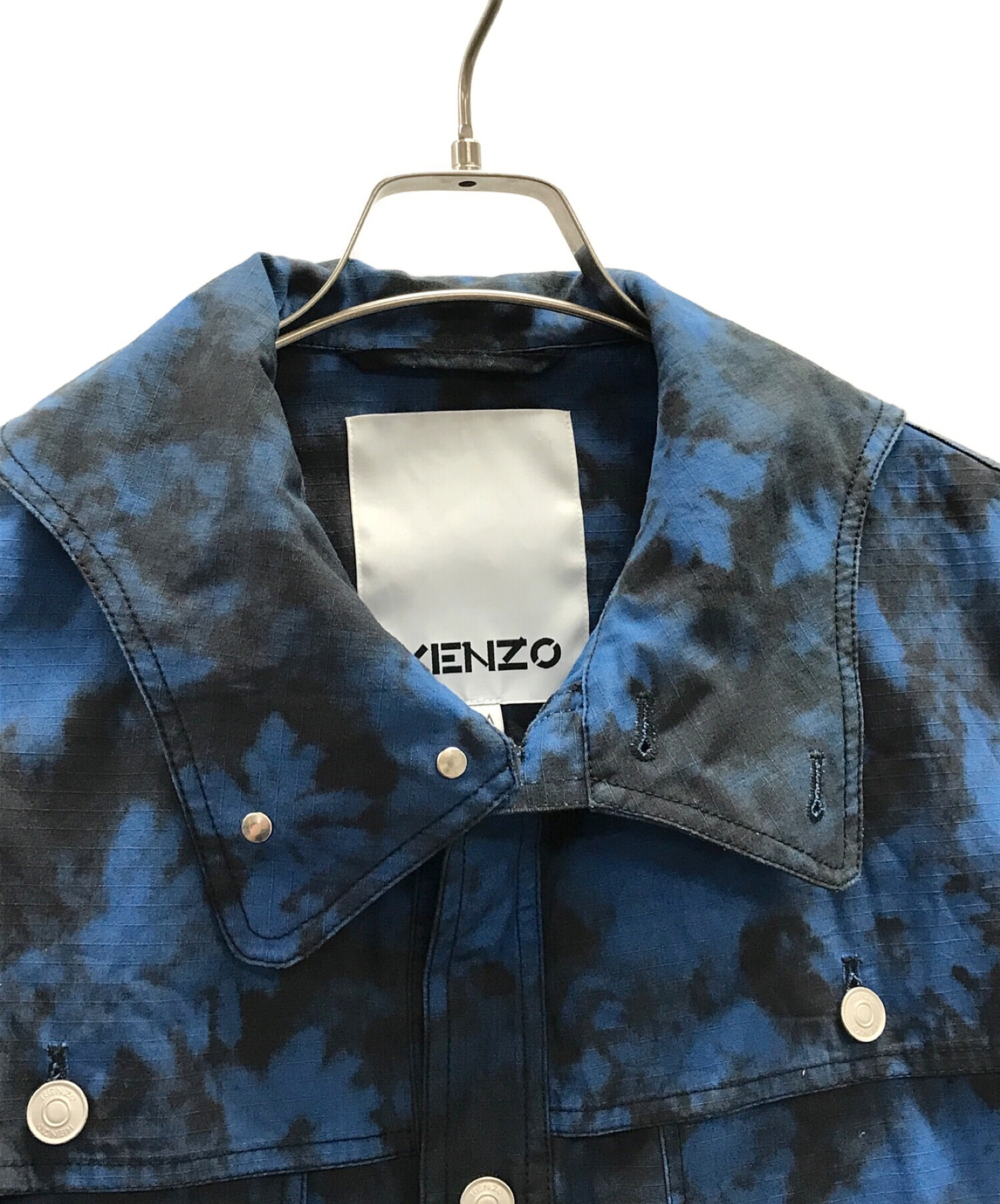 KENZO (ケンゾー) ワークウェアジャケット ネイビー×ブラック サイズ:M