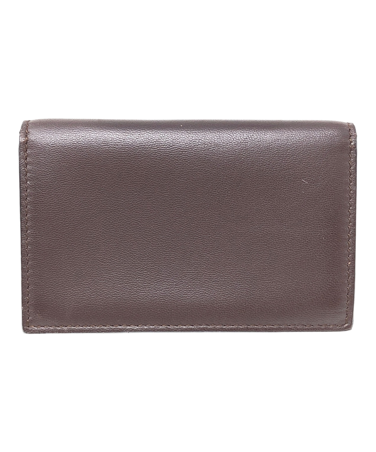 中古・古着通販】LOEWE (ロエベ) カードケース ブラウン サイズ:実寸 