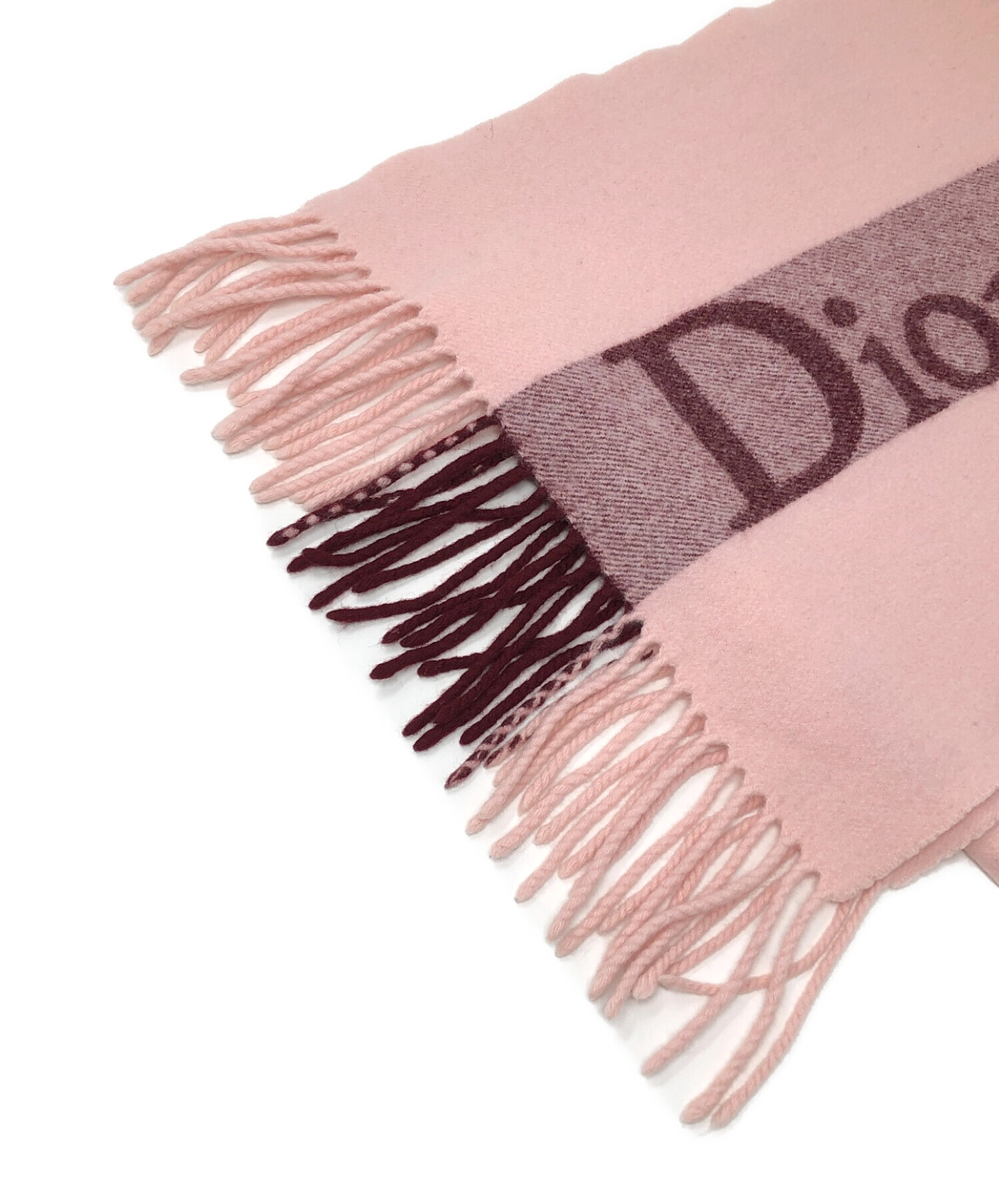 Christian Dior (クリスチャン ディオール) マフラー ピンク サイズ:実寸サイズにてご確認ください。