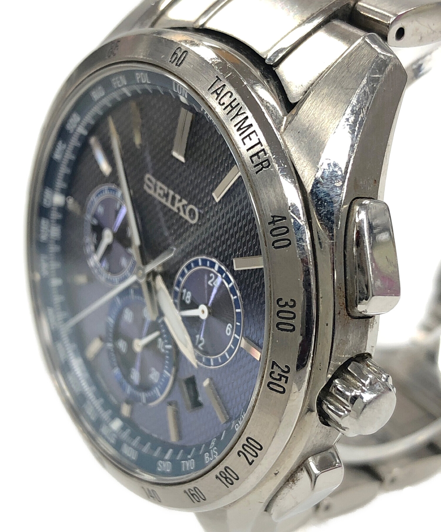 SEIKO (セイコー) クロノグラフ SEIKO（セイコー） 腕時計 ネイビー サイズ:実寸サイズにてご確認ください。