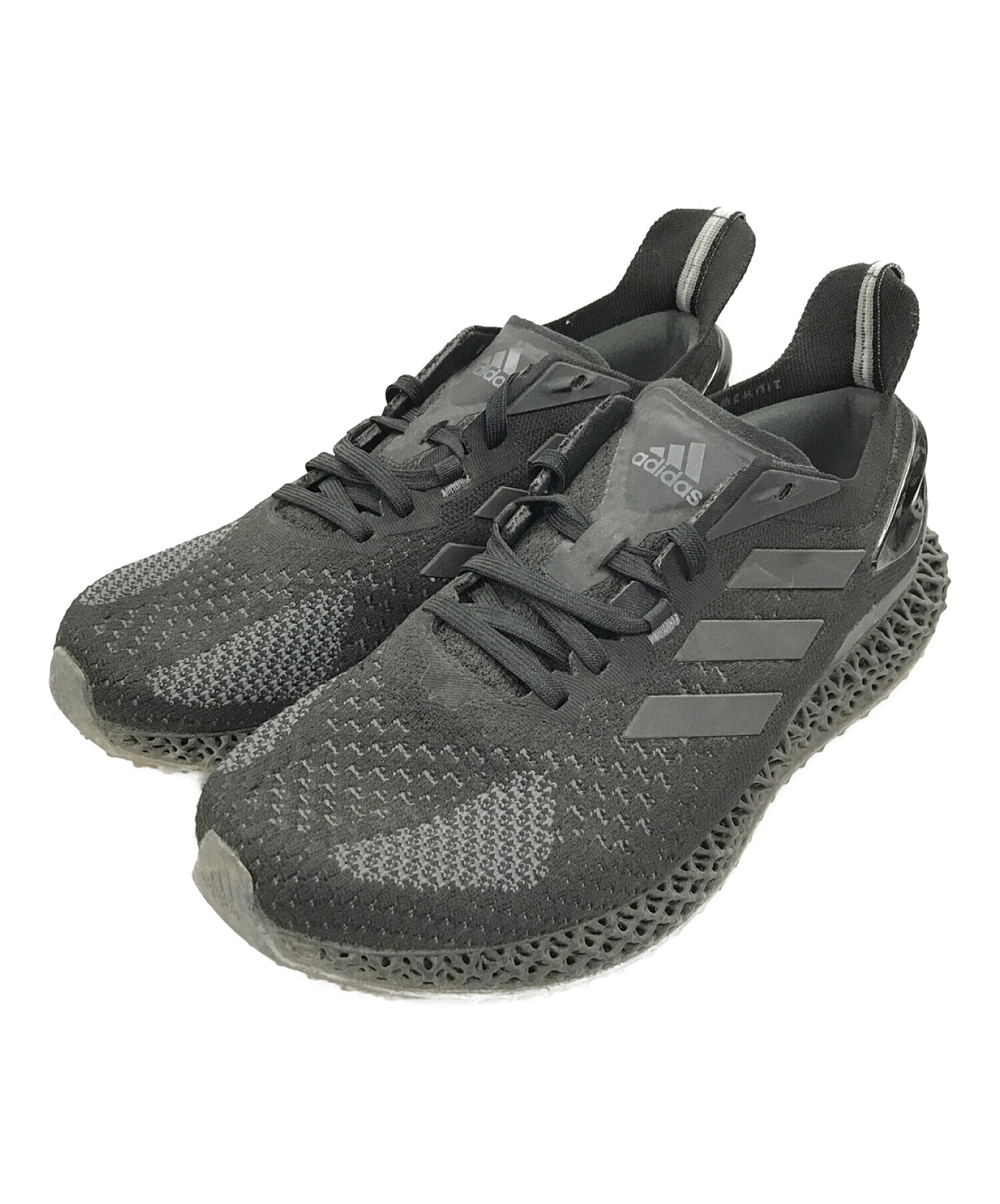 adidas (アディダス) ランニングシューズ ブラック サイズ:26