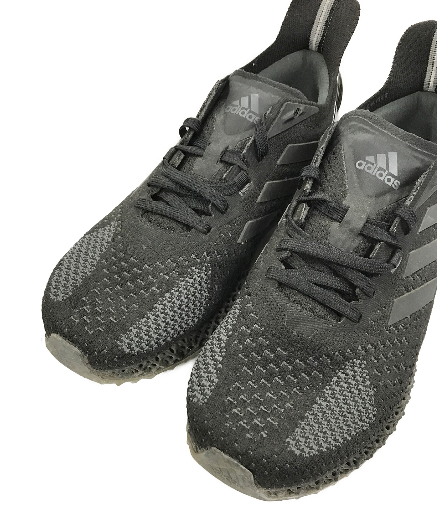 adidas (アディダス) ランニングシューズ ブラック サイズ:26