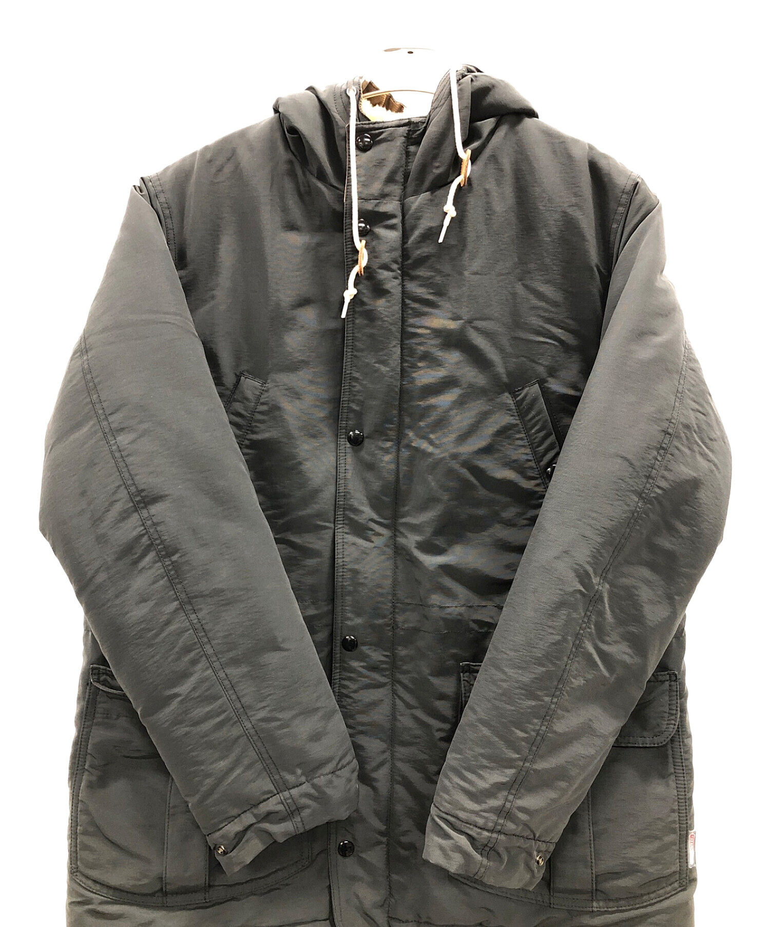 HINSON (ヒンソン) SONTAKU (ソンタク) フィールドマウンテンパーカー 中綿コート ブラック サイズ:L