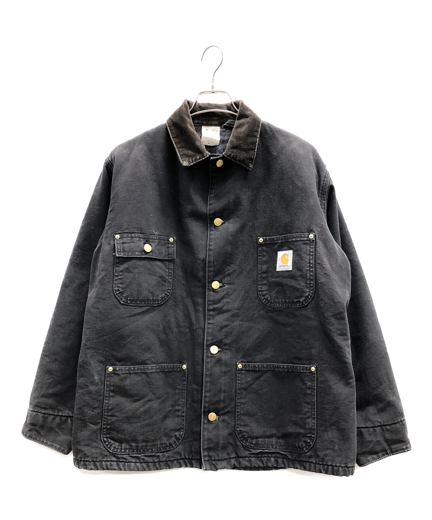 カーハート　カバーオール　ブラックデニム 中古・古着通販】CarHartt (カーハート) A.P.C. (アーペーセー) デニム