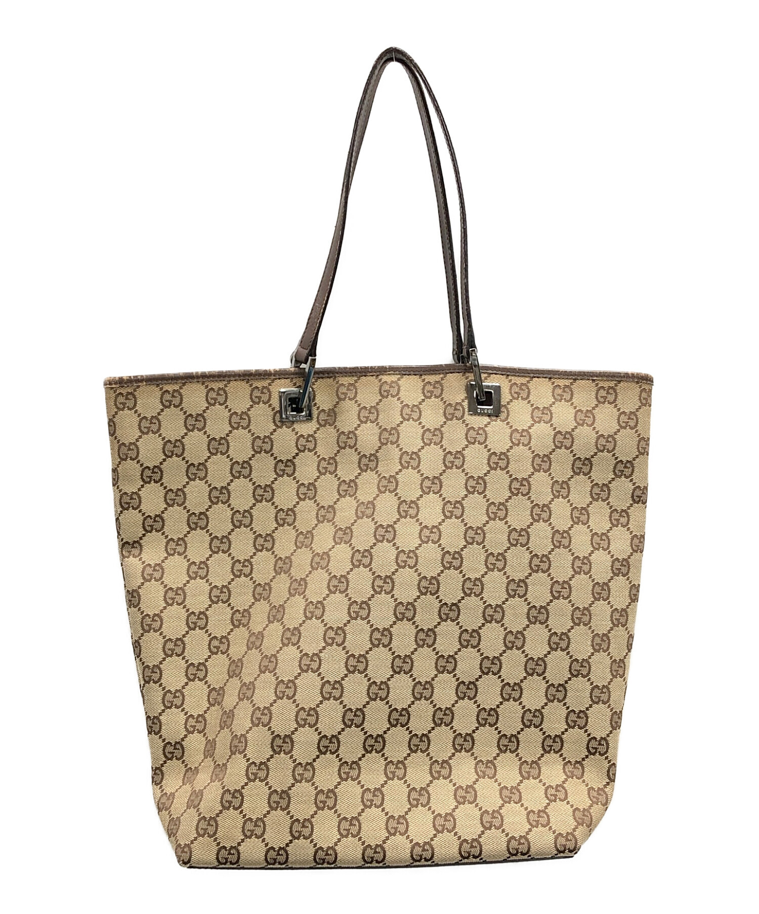 中古・古着通販】GUCCI (グッチ) トートバッグ ベージュ サイズ 