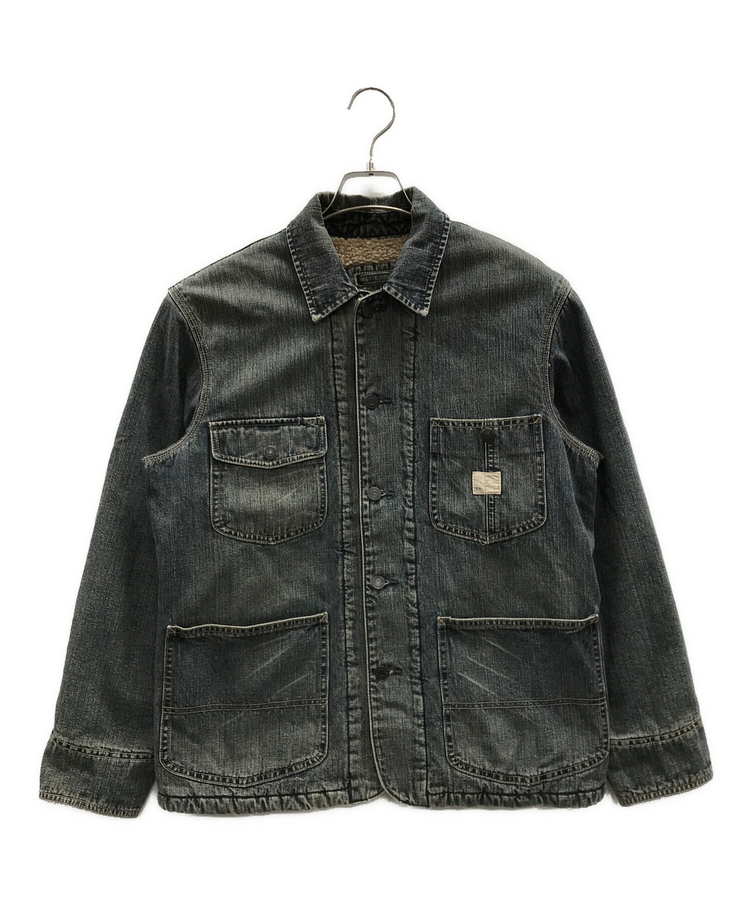 中古・古着通販】GAP (ギャップ) デニムカバーオール ブルー サイズ:S 