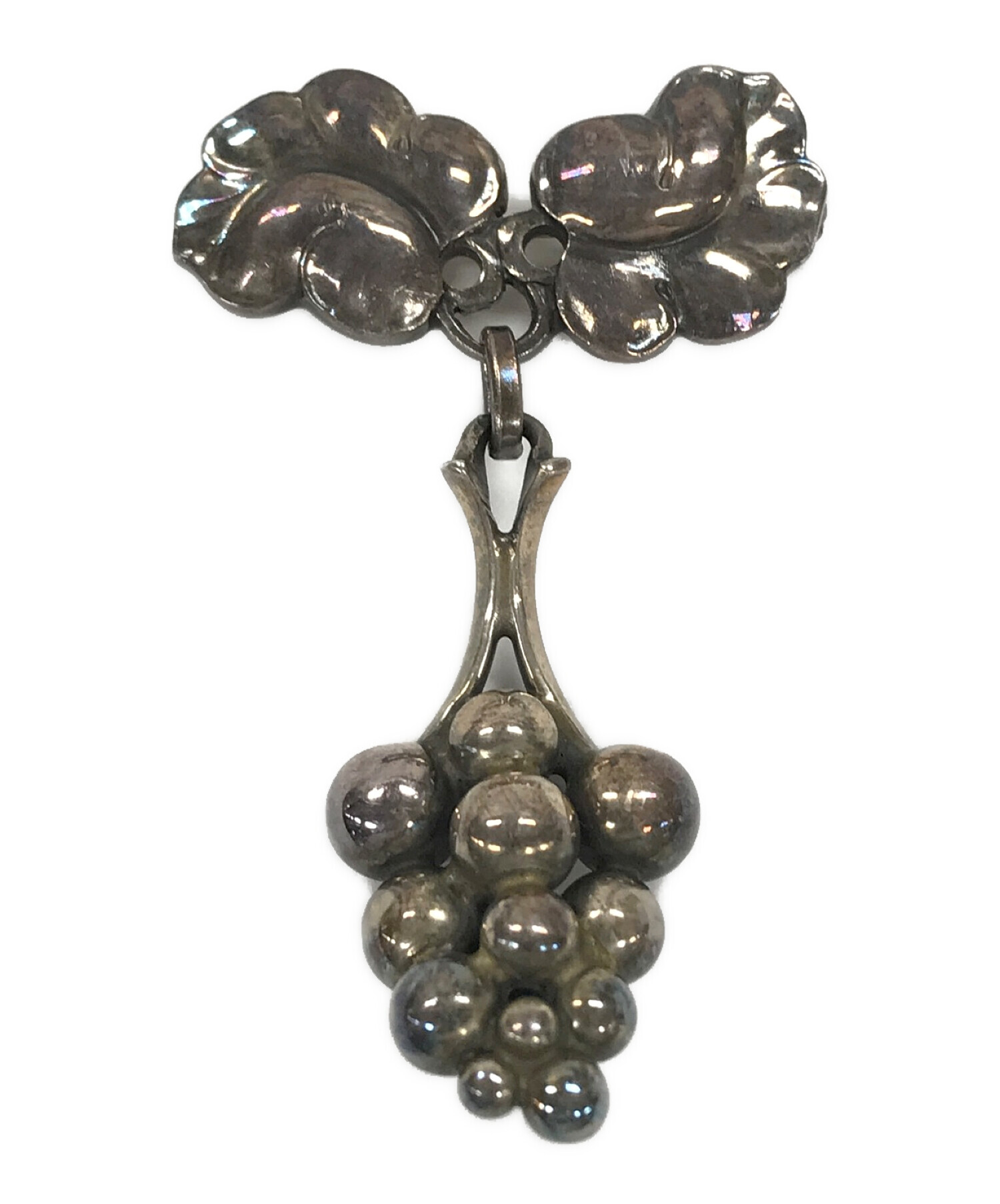 Georg Jensen217A 葡萄モチーフブローチ