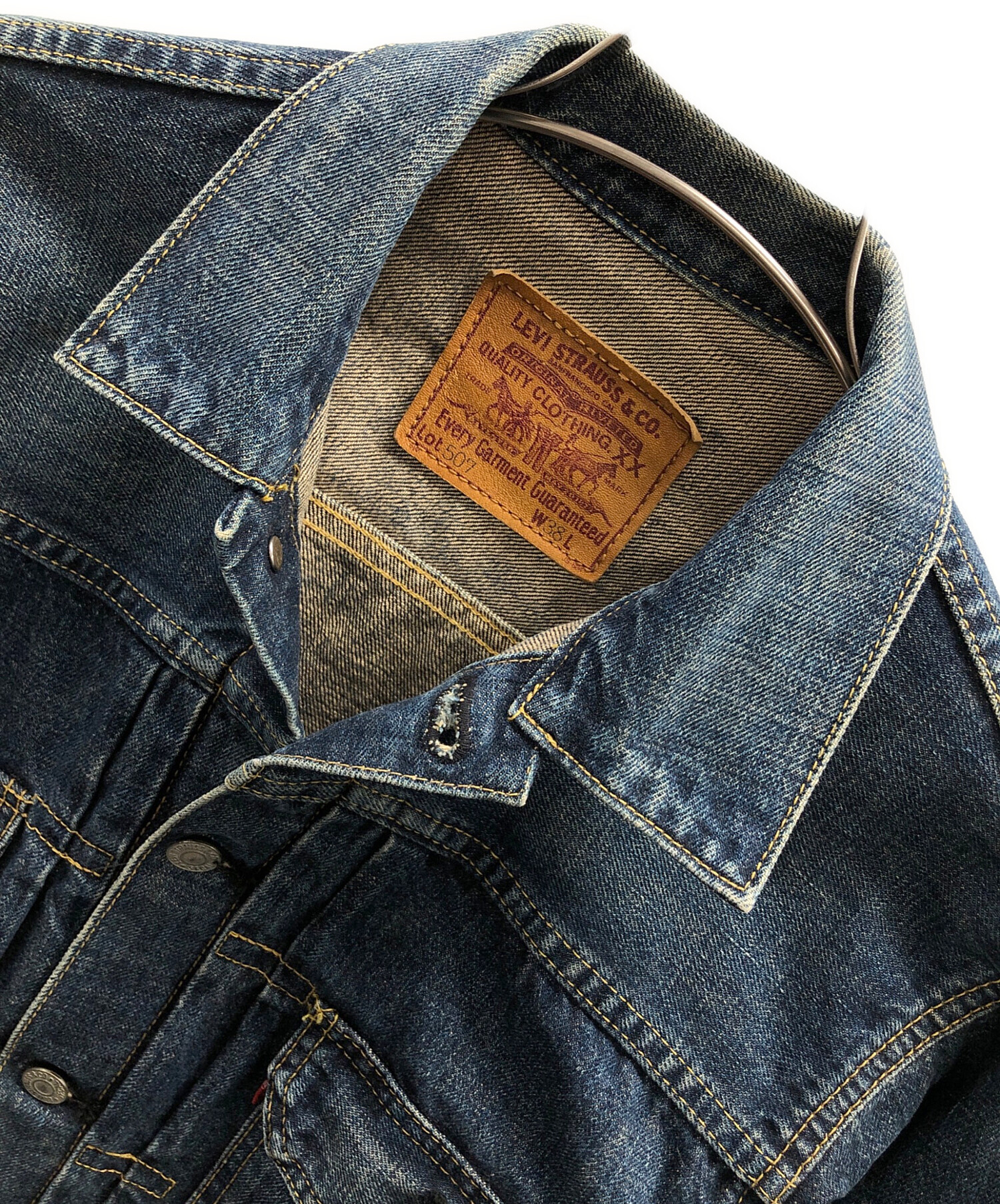 希少美品LEVI'S 507 XXデニムジャケット 38 インチ 希少美品LEVI'S 507 XXデニムジャケット 38 インチ