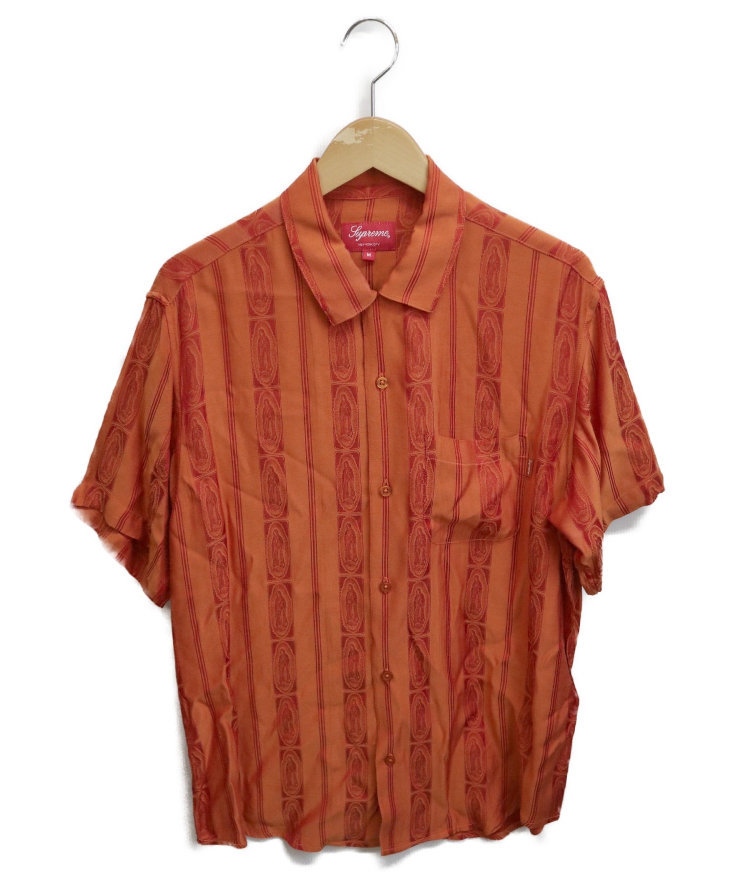 SUPREME (シュプリーム) Guadalupe S/S Shirt オレンジ サイズ:Ｍ 19SS