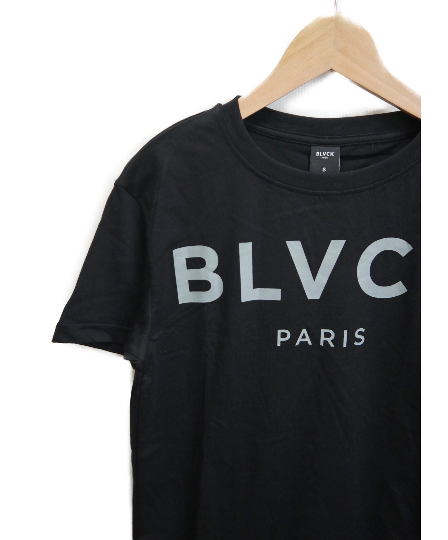 BLVCK PARIS (ブラックパリ) ショートスリーブロゴTシャツ ブラック サイズ:Ｓ