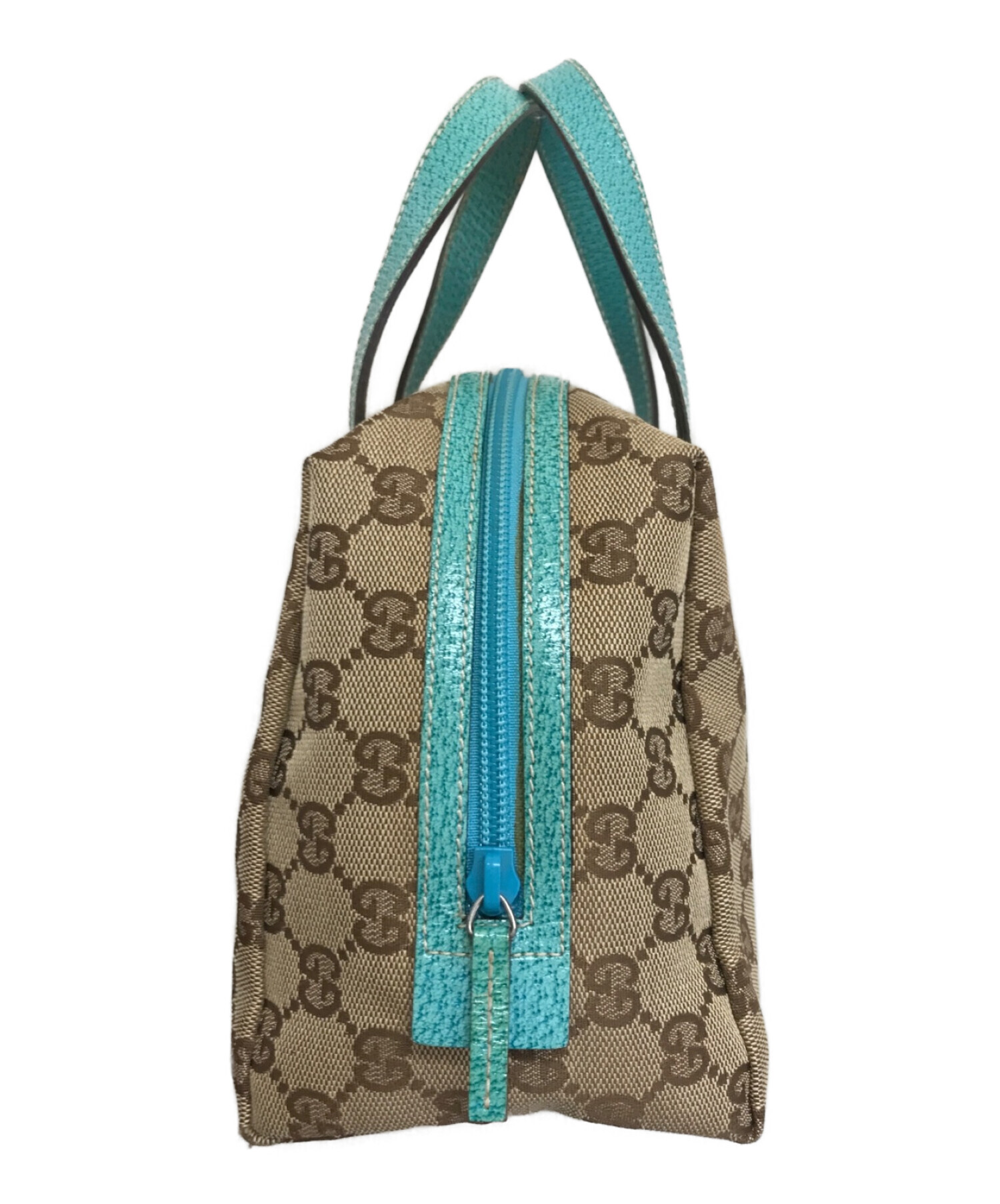 中古・古着通販】GUCCI (グッチ) GGキャンバストートバッグ ベージュ 