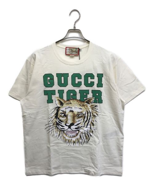 【中古・古着通販】GUCCI (グッチ) タイガー コットンTシャツ