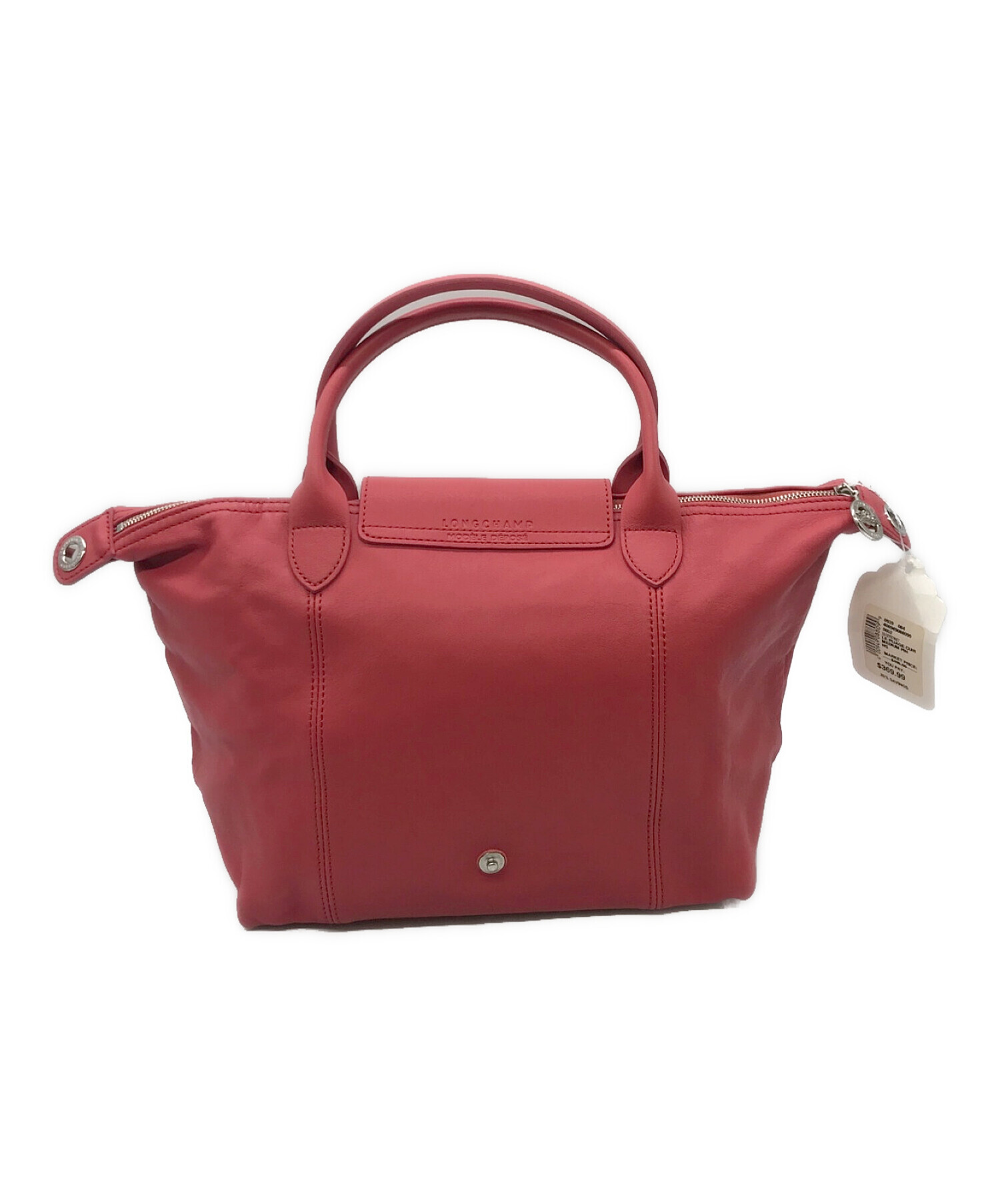 中古・古着通販】LONGCHAMP (ロンシャン) 2WAYレザーバッグ ピンク  