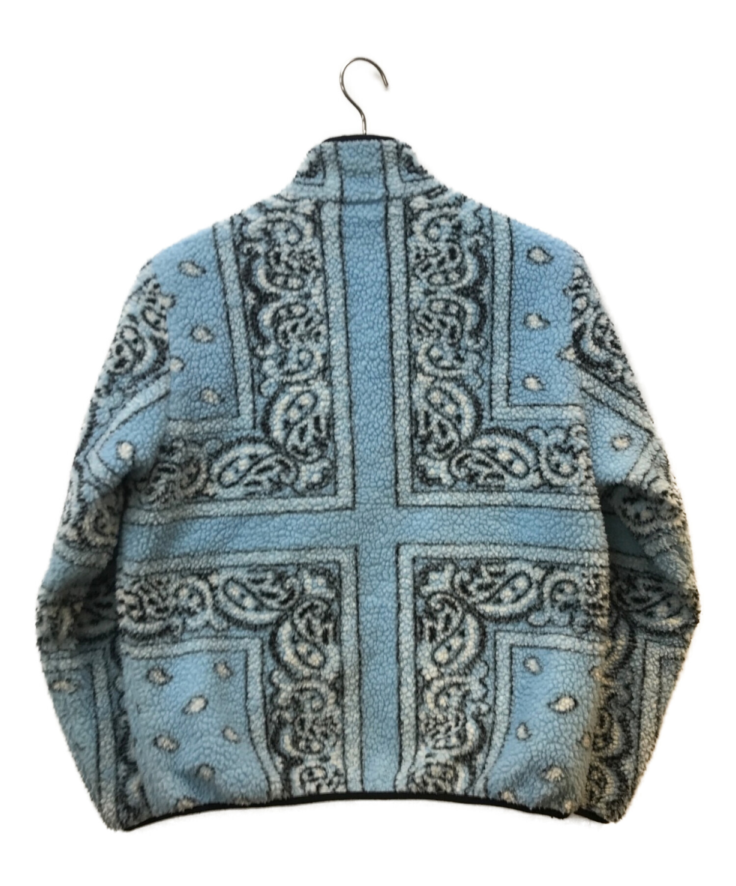 Sサイズ Supreme Bandana Fleece Jacket Blue